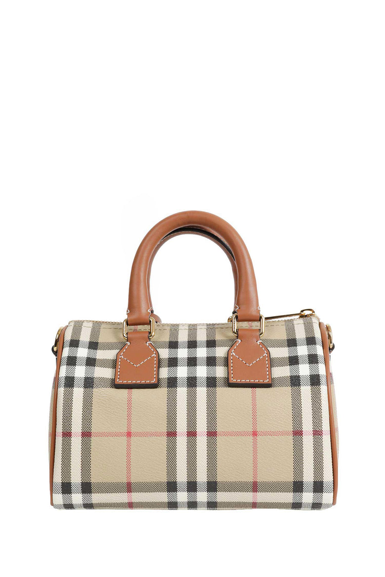 
              BURBERRY Mini Check Bowling Bag woman
            