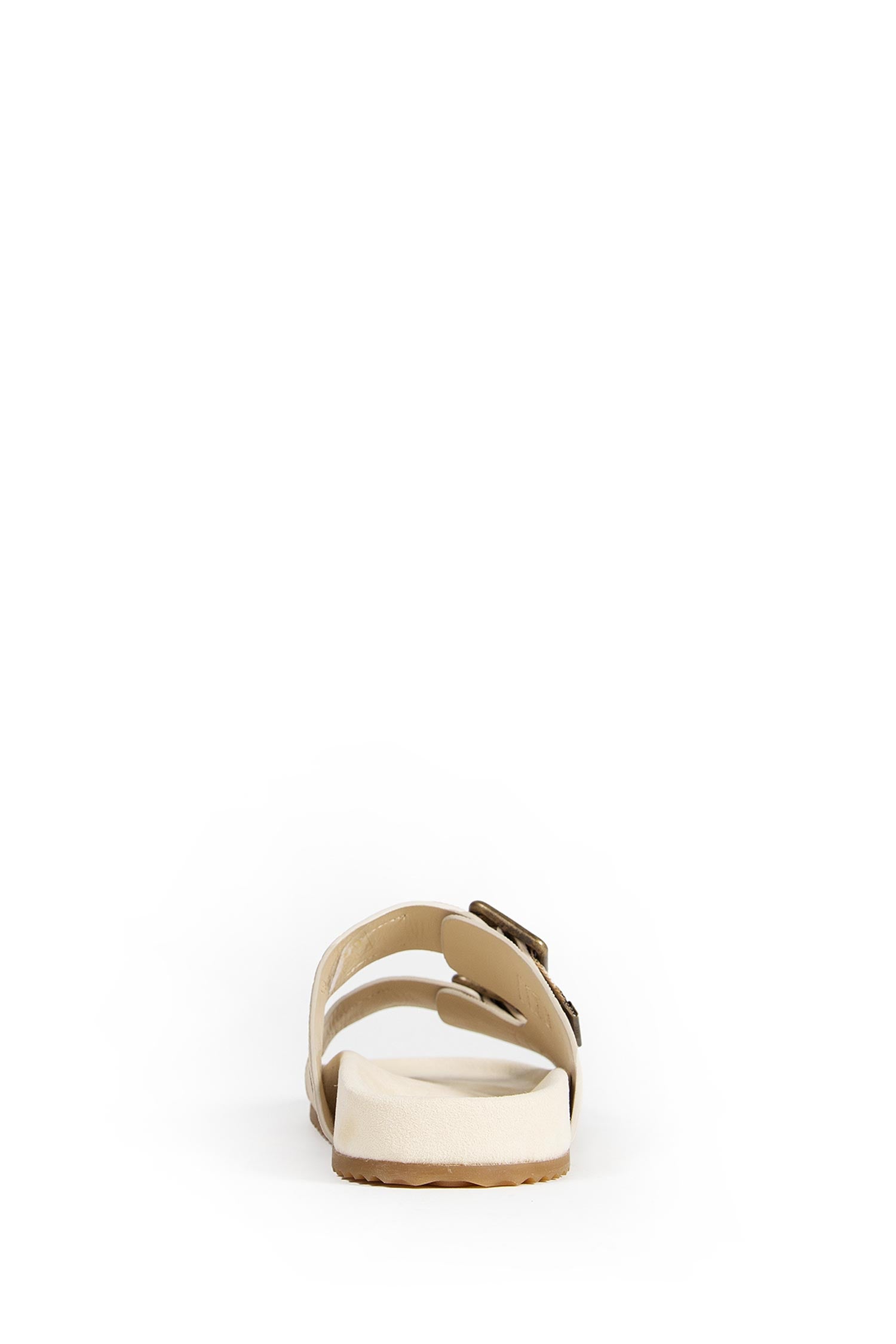 Double Bouckle Checked Sandals