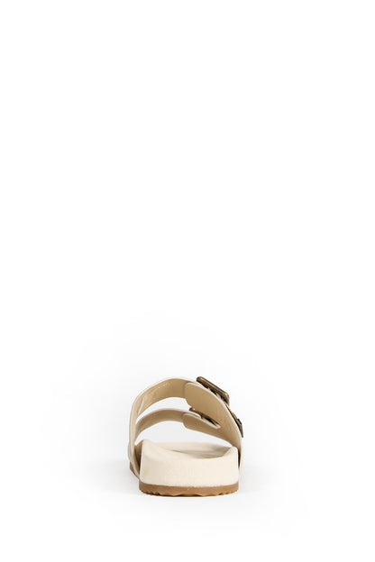 Double Bouckle Checked Sandals