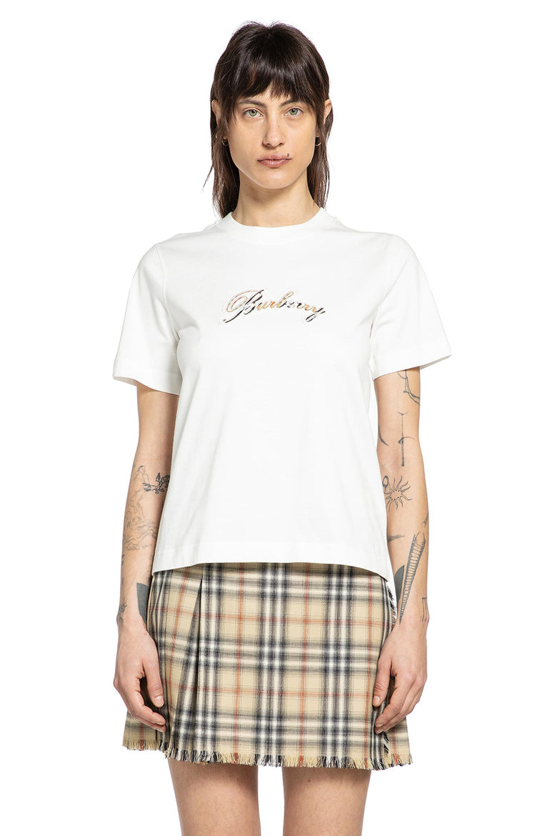 Cursive Logo Cotton T-Shirt
