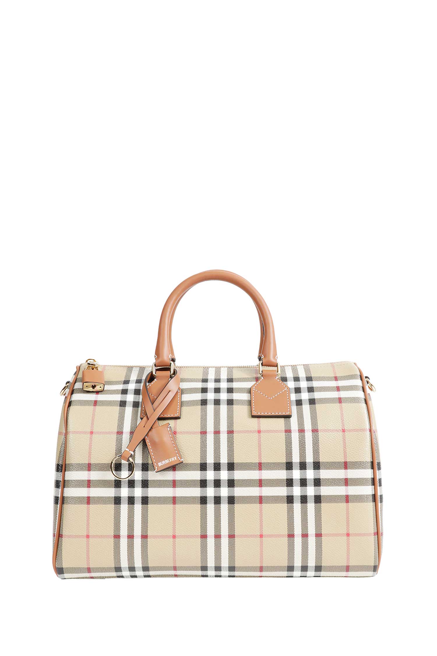 BURBERRY Medium Check Bowling Bag woman