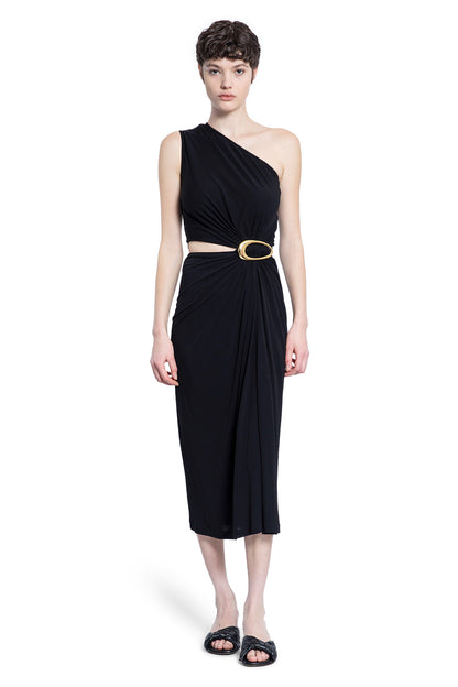 BOTTEGA VENETA WOMAN BLACK DRESSES