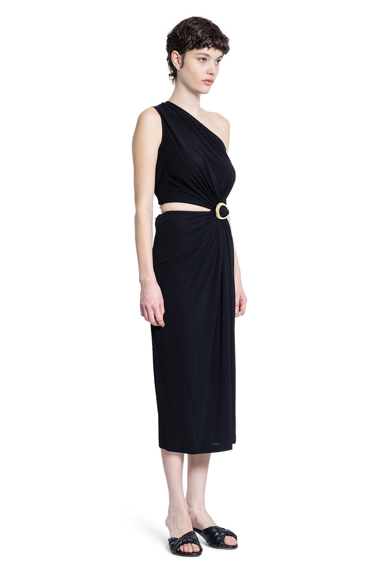 BOTTEGA VENETA WOMAN BLACK DRESSES