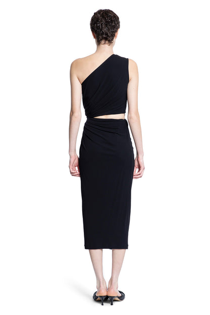 BOTTEGA VENETA WOMAN BLACK DRESSES