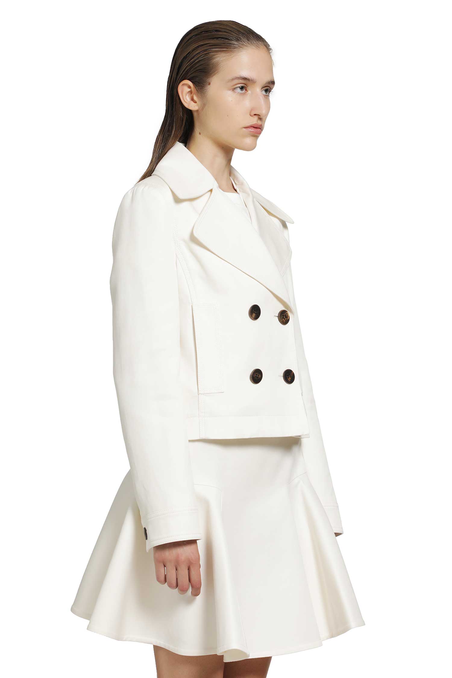 BURBERRY Cropped Cotton Jacket woman
