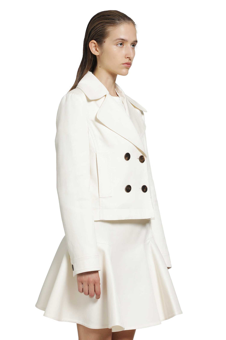 
              BURBERRY Cropped Cotton Jacket woman
            