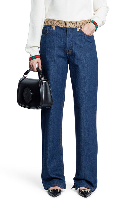 GUCCI WOMAN BLUE JEANS