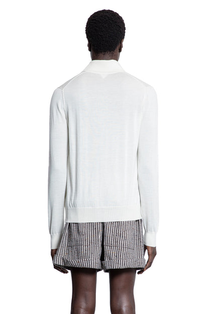 BOTTEGA VENETA MAN OFF-WHITE T-SHIRTS & TANK TOPS