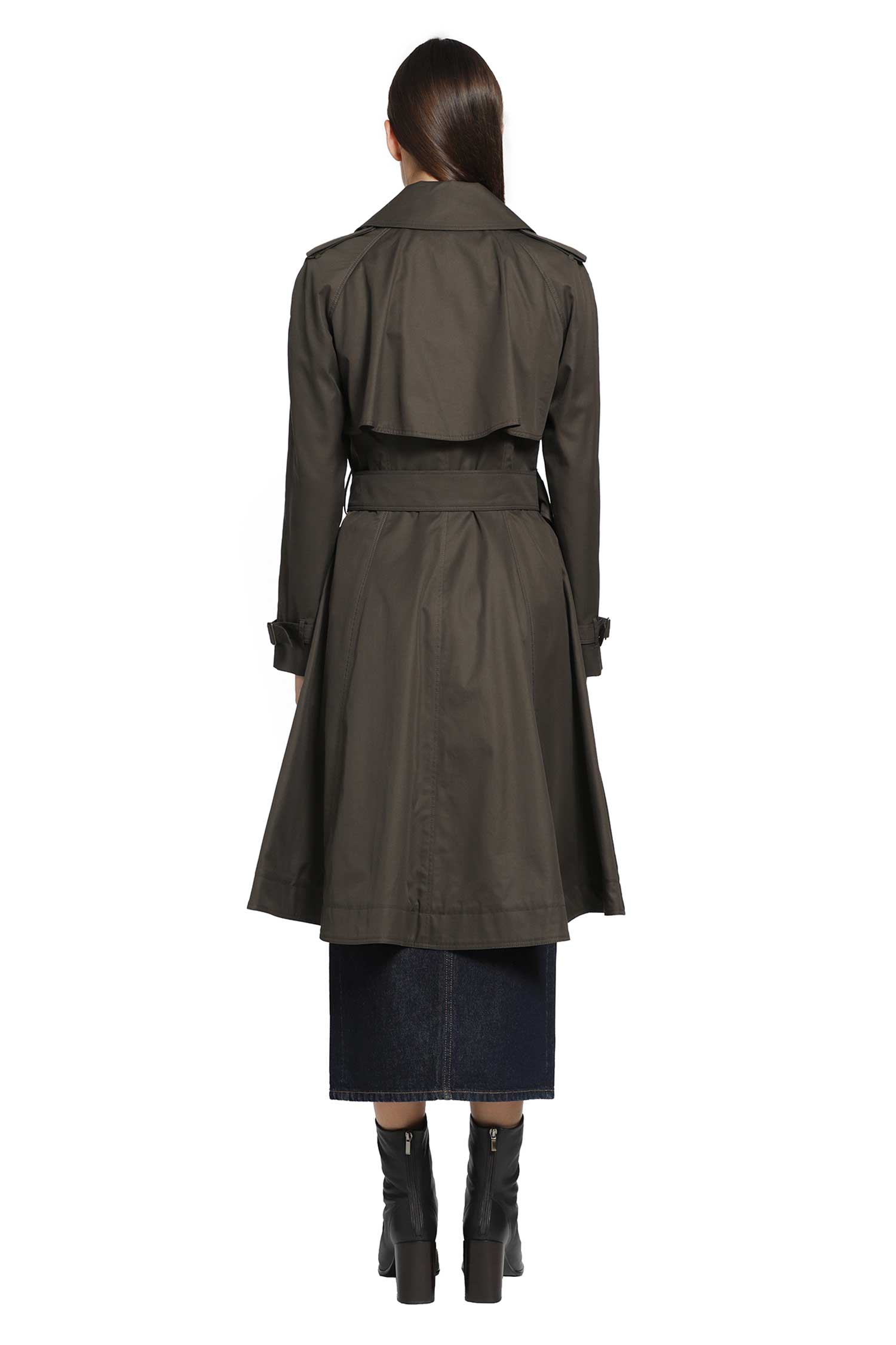 Long Gabardine Pembury Trench Coat