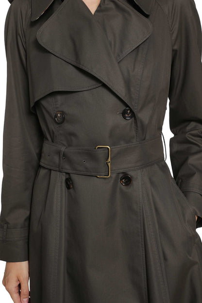 Long Gabardine Pembury Trench Coat