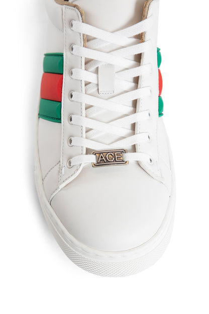 GUCCI MAN WHITE SNEAKERS