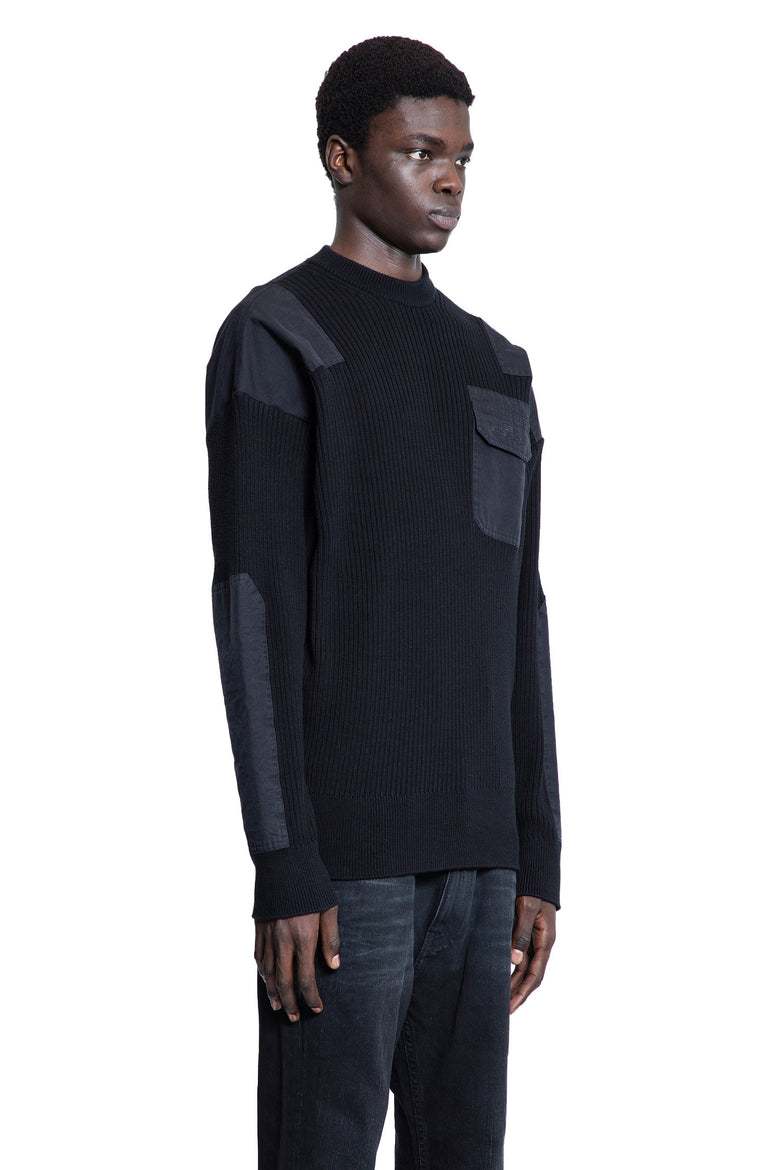 BALENCIAGA MAN BLACK KNITWEAR