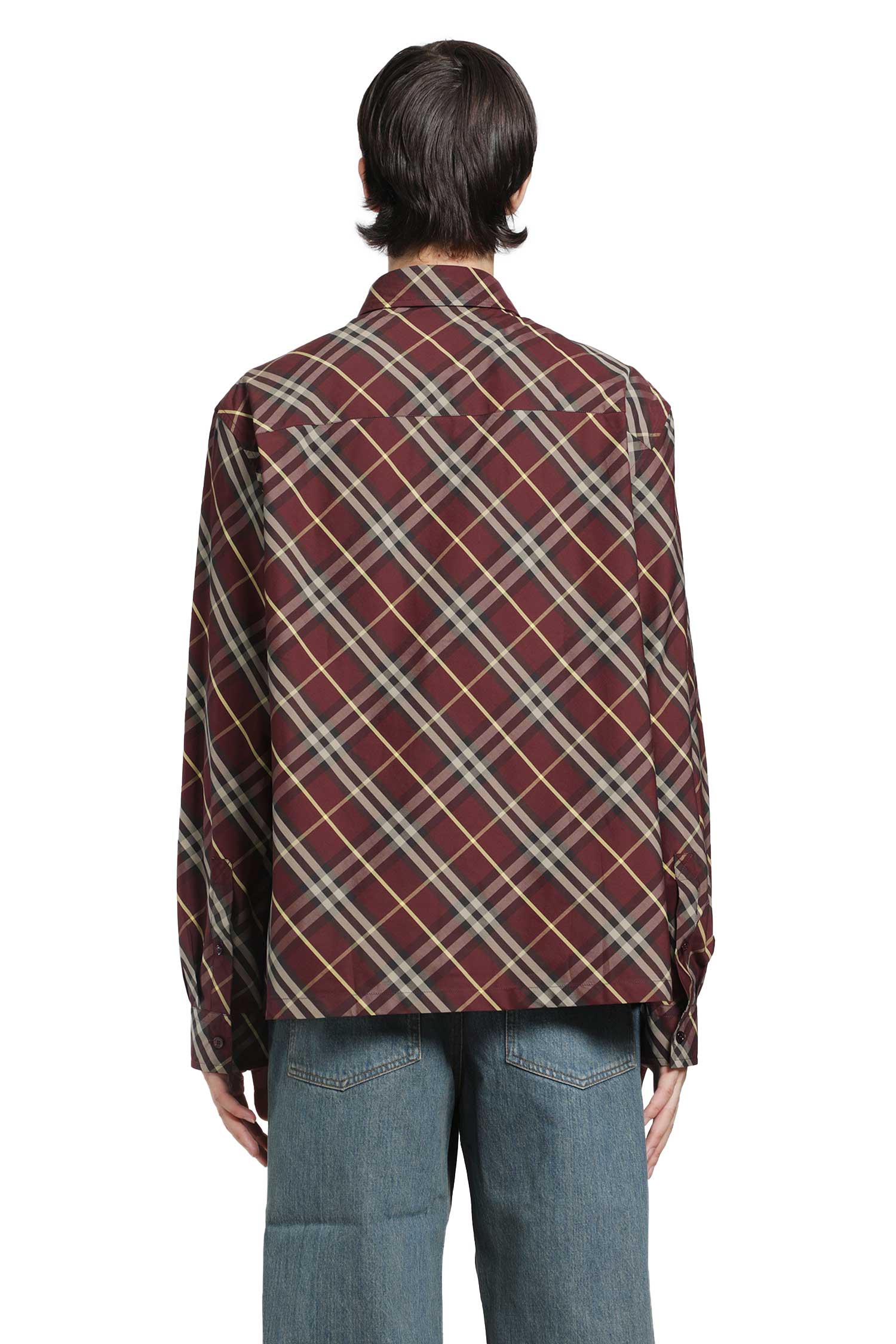 BURBERRY Classic Fit Check Cotton Shirt man