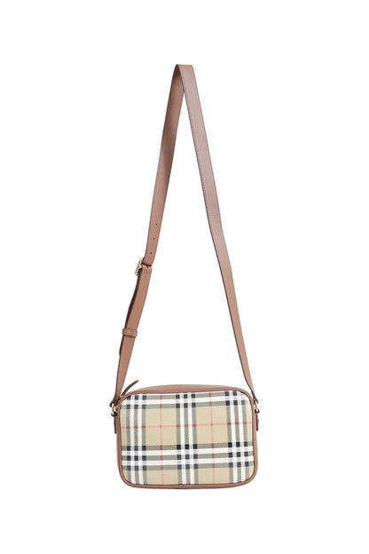 Check Pocket Crossbody Bag