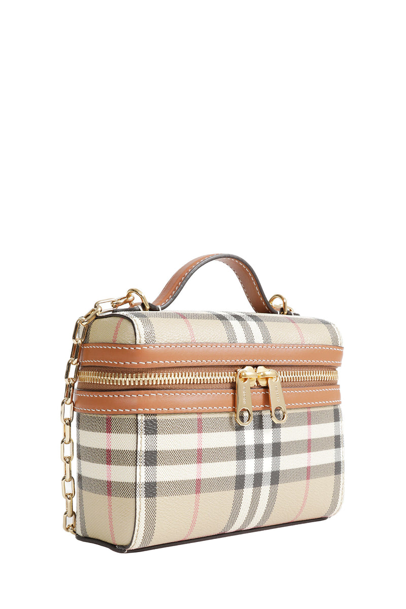 BURBERRY Mini Check Vanity Case woman
