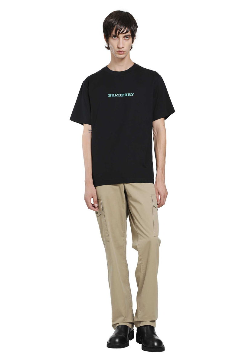 BURBERRY Heritage Logo Cotton T-Shirt man