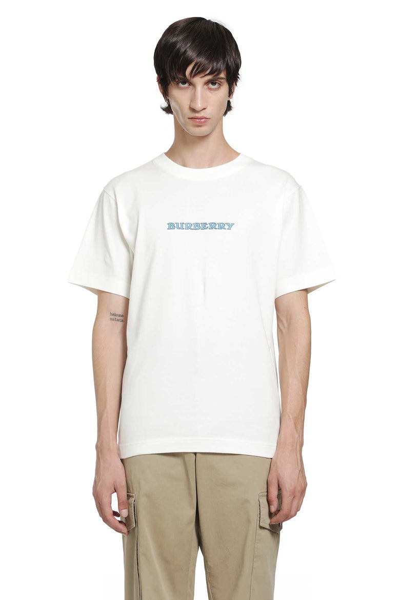 BURBERRY Heritage Logo Cotton T-Shirt man