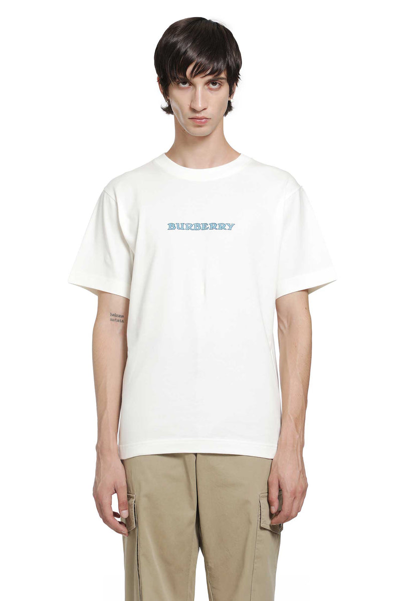 BURBERRY Heritage Logo Cotton T-Shirt man