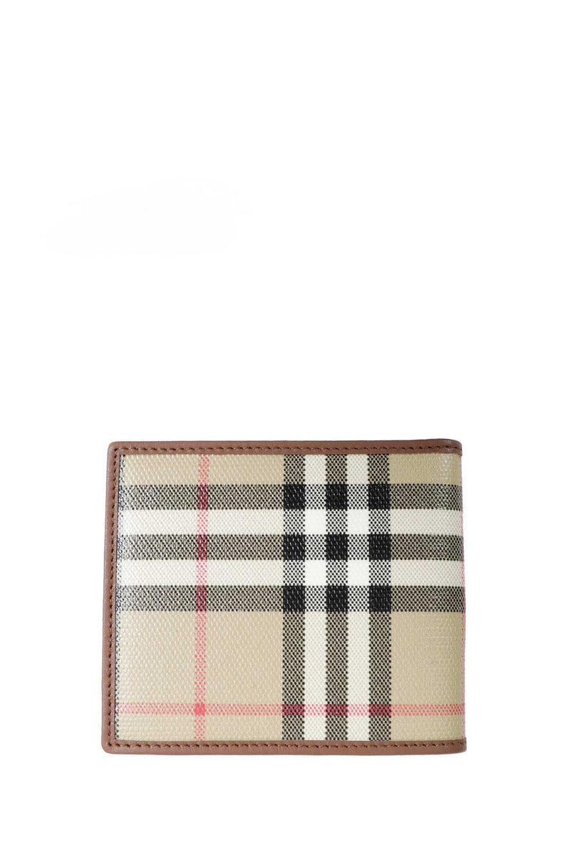 BURBERRY Check Bifold Wallet man
