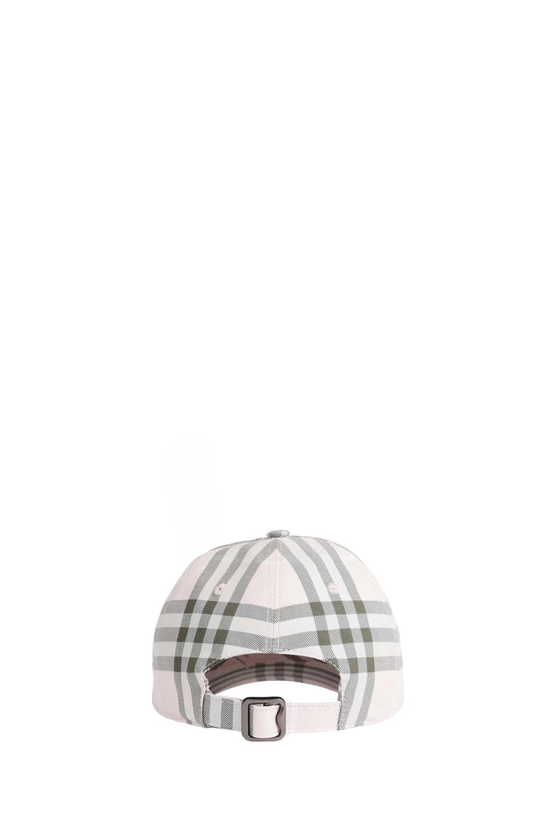 Check Cotton Baseball Cap