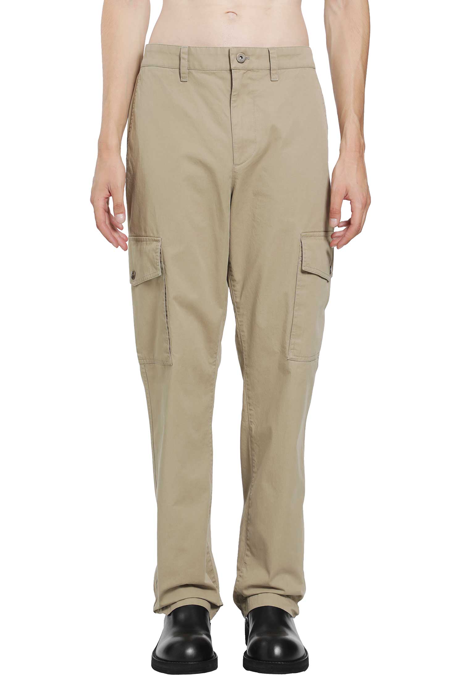 BURBERRY Cotton Twill Cargo Trousers man
