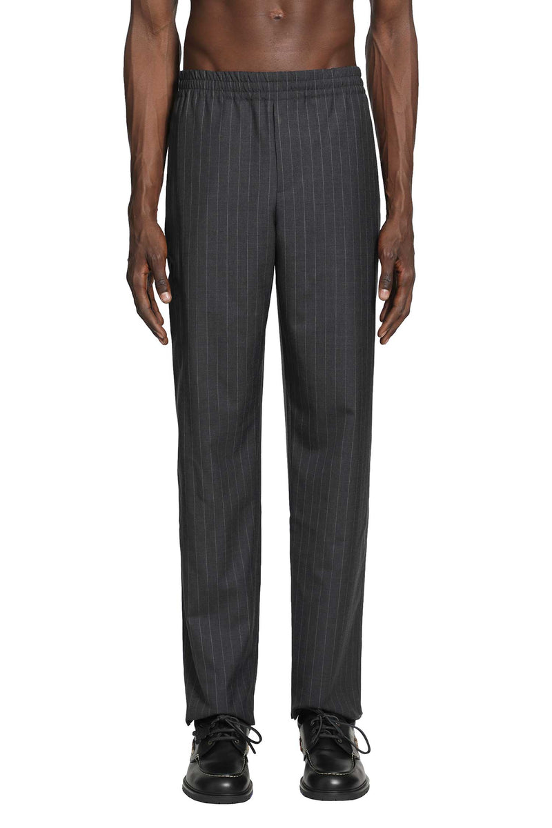BURBERRY Pinstriped Wool Track Pants man