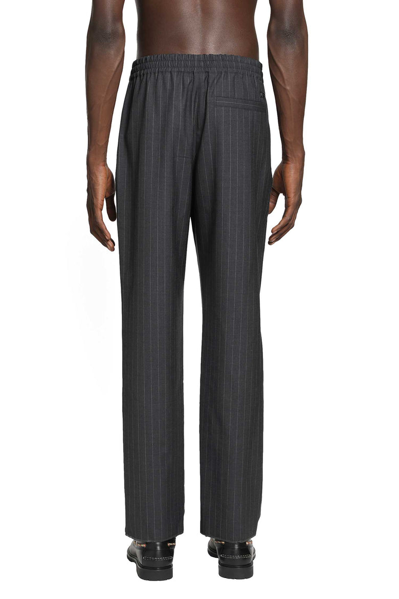 BURBERRY Pinstriped Wool Track Pants man