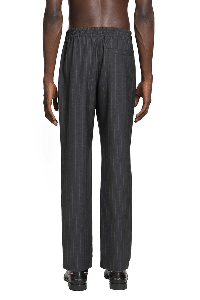 BURBERRY Pinstriped Wool Track Pants man