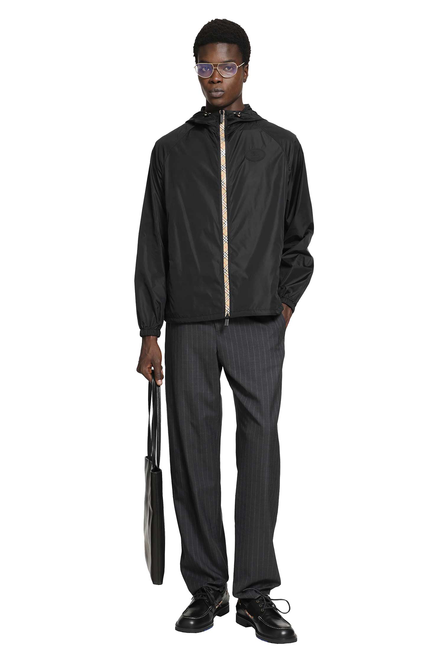 BURBERRY Pinstriped Wool Track Pants man