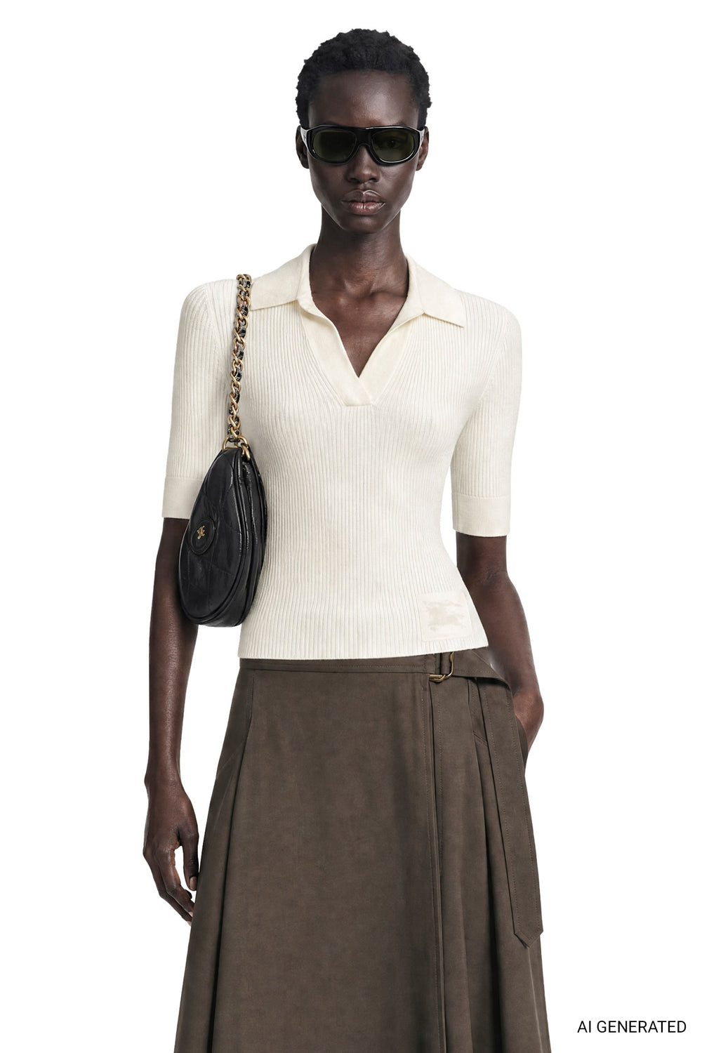 BURBERRY Cashmere Knit Polo woman