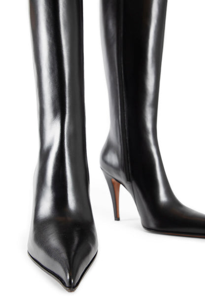 ALEXANDER MCQUEEN WOMAN BLACK BOOTS