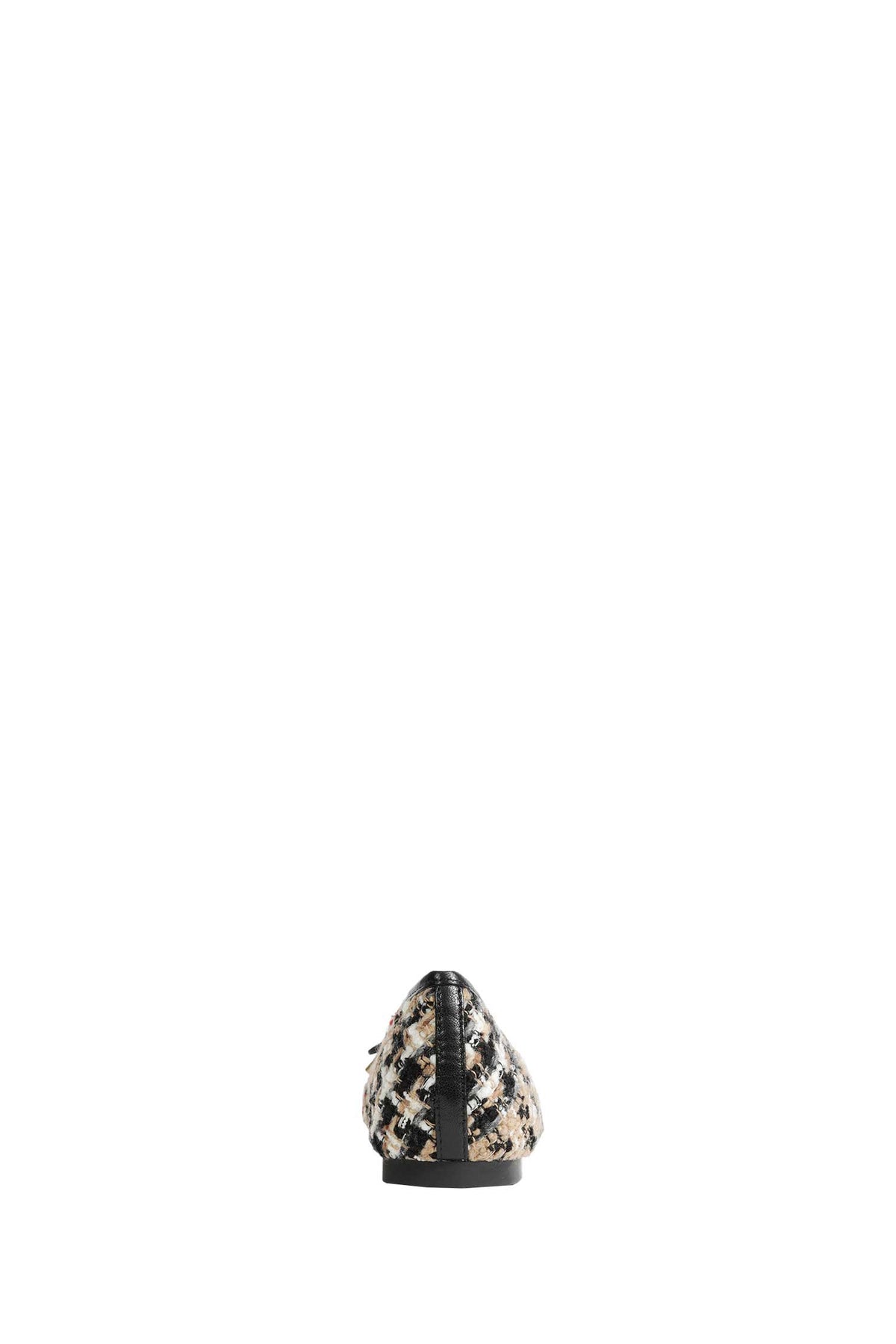 Check Bouclé Highgate Ballerinas