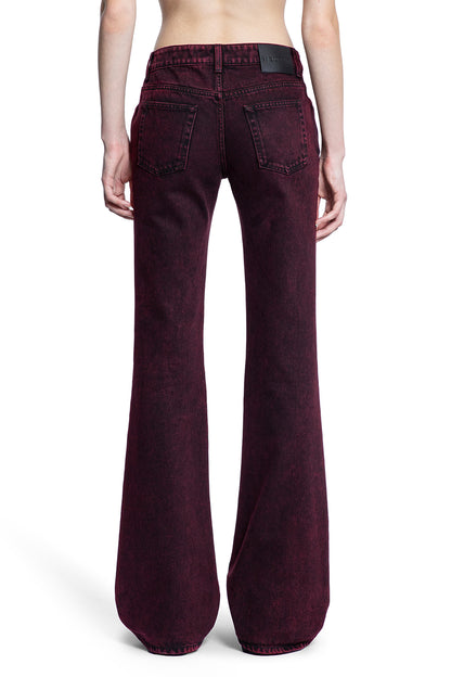 ALEXANDER MCQUEEN WOMAN RED JEANS