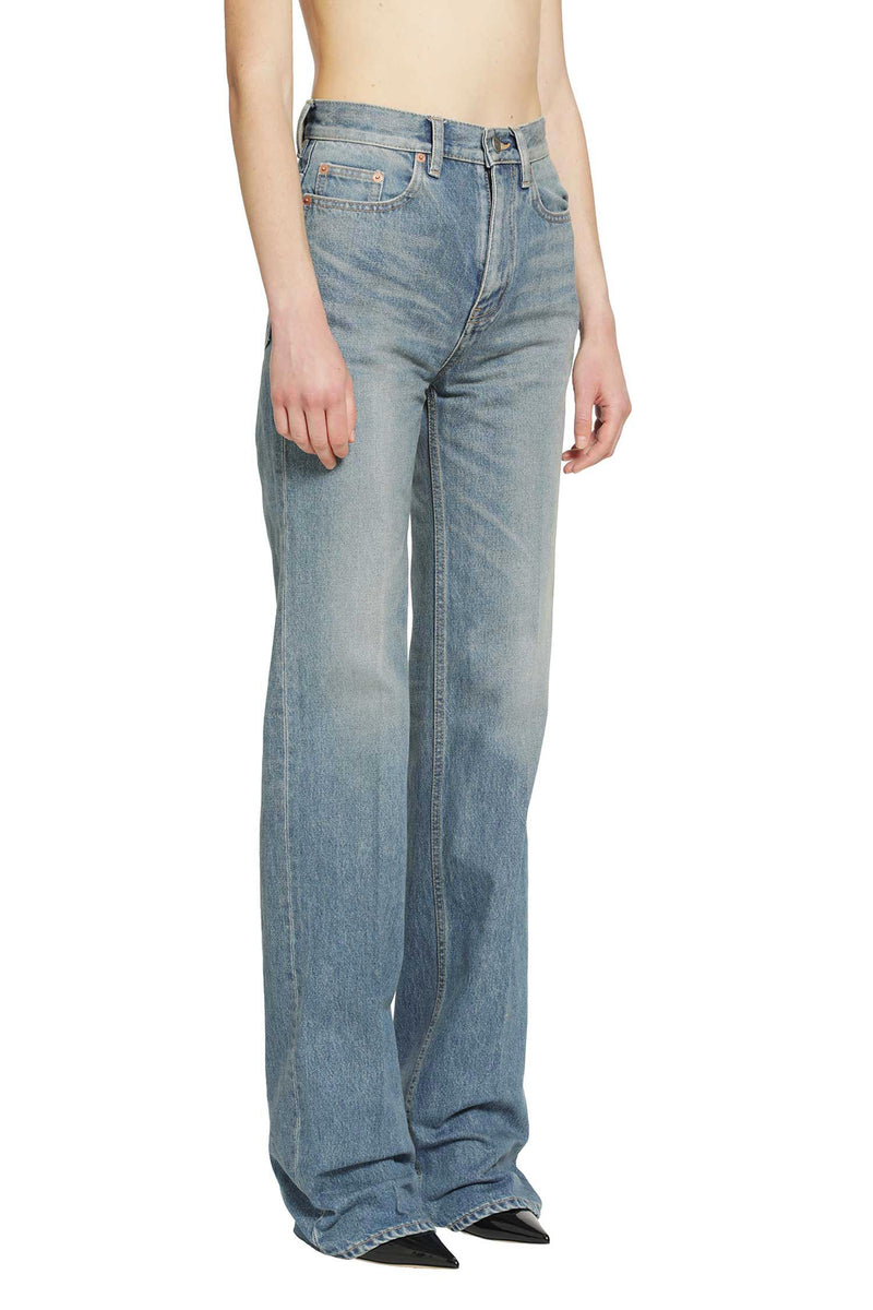 SAINT LAURENT Yves Flared Jeans woman