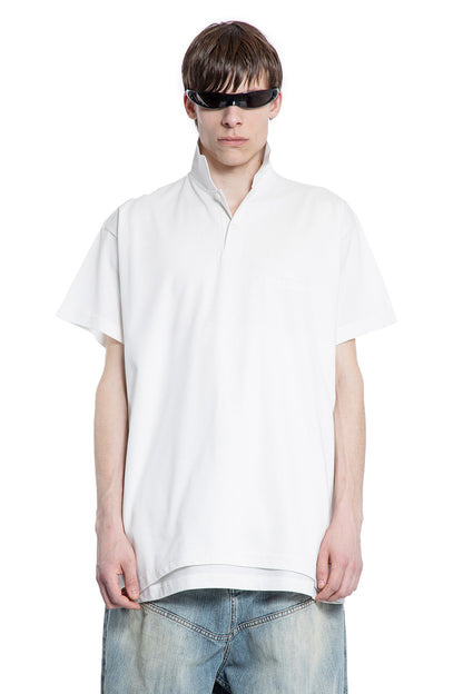 BALENCIAGA MAN WHITE T-SHIRTS & TANK TOPS