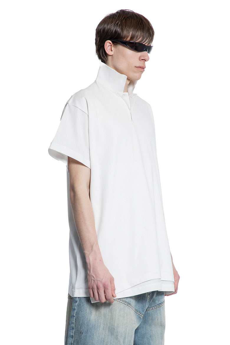 BALENCIAGA MAN WHITE T-SHIRTS & TANK TOPS