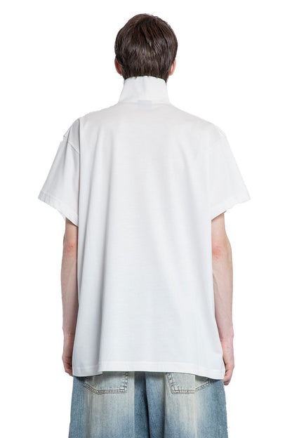 BALENCIAGA MAN WHITE T-SHIRTS & TANK TOPS