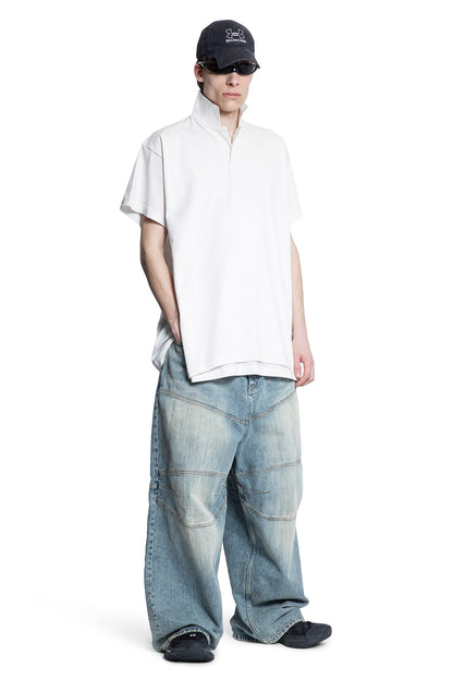 BALENCIAGA MAN WHITE T-SHIRTS & TANK TOPS