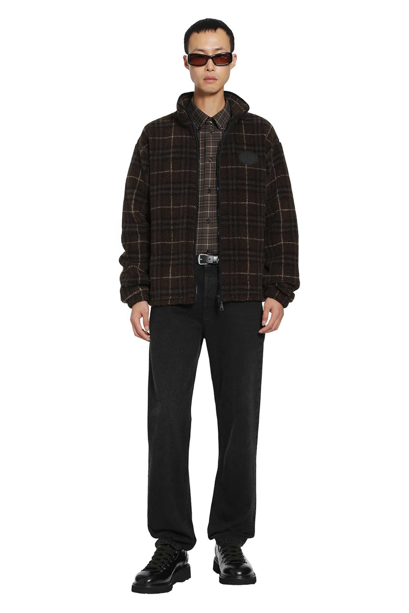 BURBERRY Check Cotton Shirt man