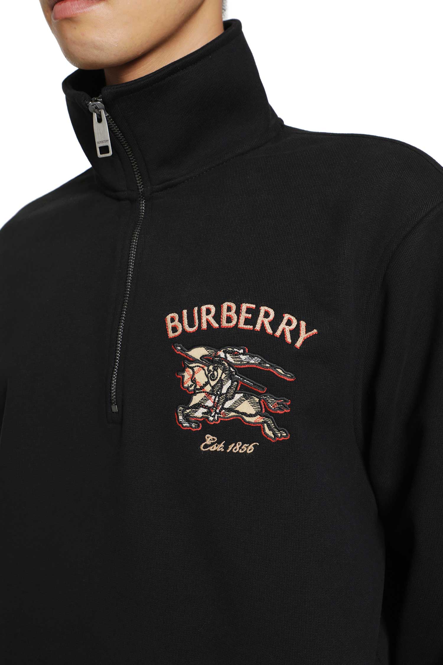 Knight Check Half-Zip Sweatshirt