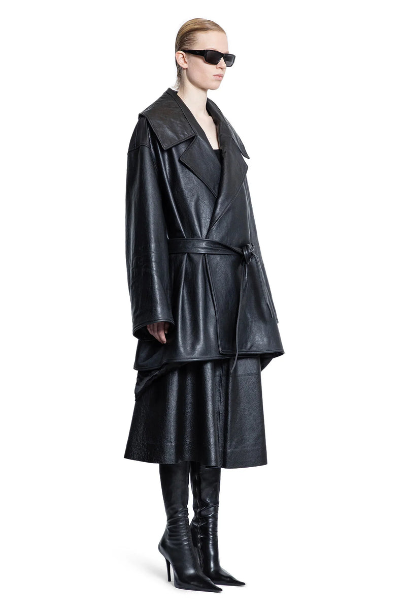 High-Collar Leather Jacket - Antonioli.eu