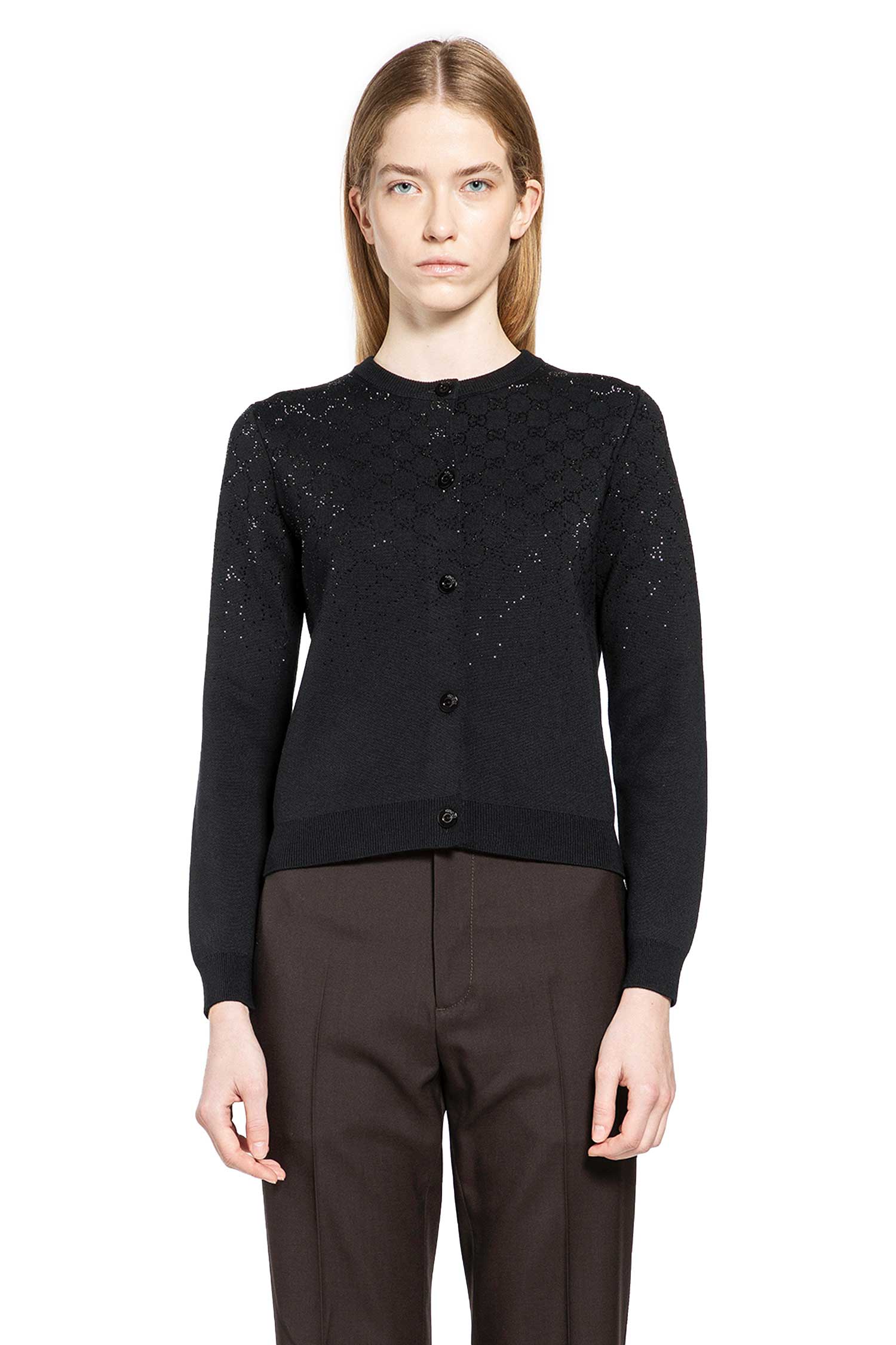 Gradient GG Crystal Cardigan