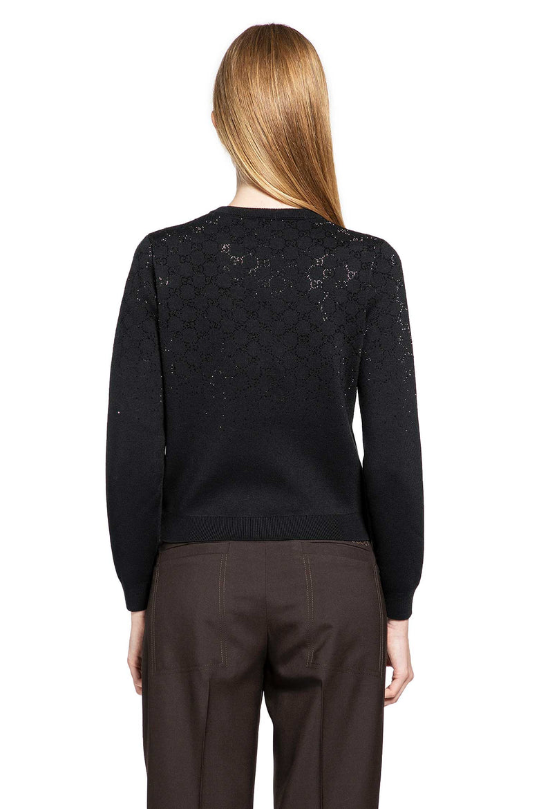 GUCCI Gradient GG Crystal Cardigan woman