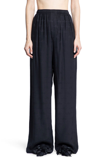 BALENCIAGA WOMAN BLACK TROUSERS