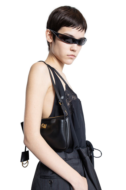 BALENCIAGA WOMAN BLACK SHOULDER BAGS