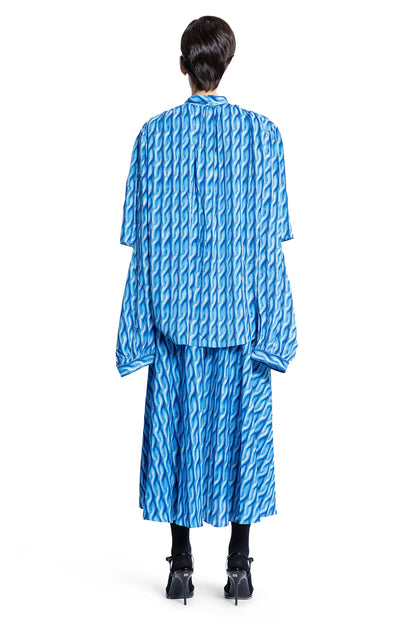 BALENCIAGA WOMAN BLUE DRESSES