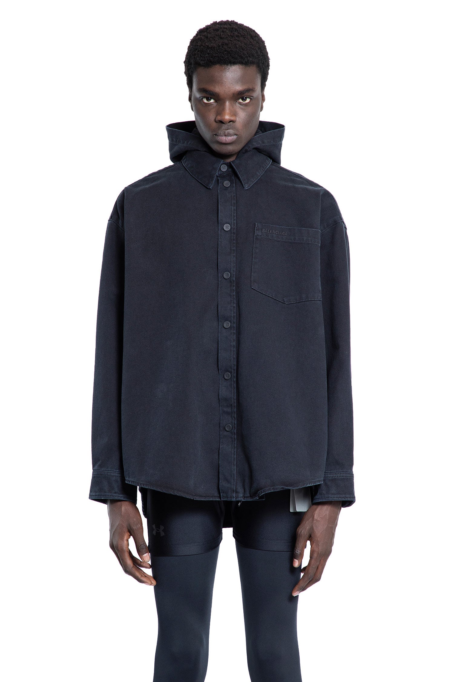 BALENCIAGA MAN BLACK JACKETS