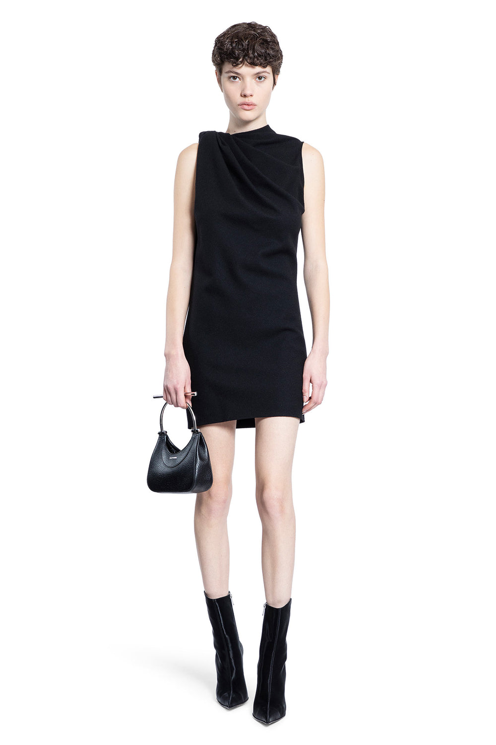 ALEXANDER MCQUEEN WOMAN BLACK DRESSES