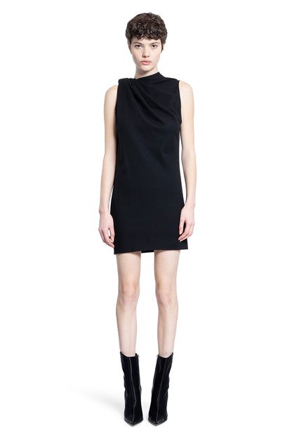 ALEXANDER MCQUEEN WOMAN BLACK DRESSES