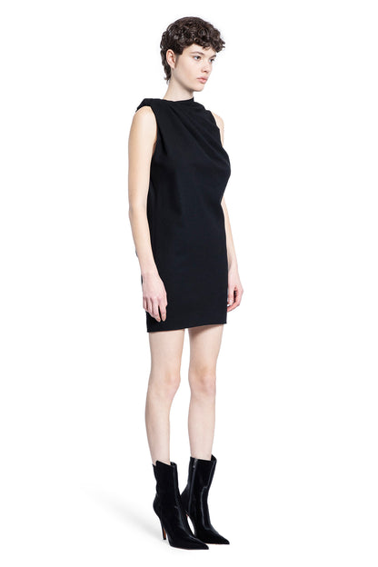 ALEXANDER MCQUEEN WOMAN BLACK DRESSES